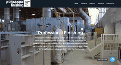 Desktop Screenshot of professionalfinishing.com