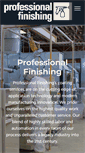 Mobile Screenshot of professionalfinishing.com